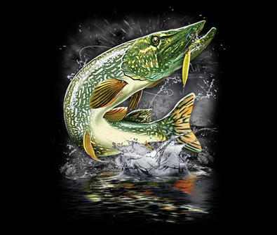 Jumping Pike Tshirt - TshirtNow.net - 2