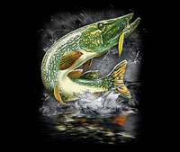 Thumbnail for Jumping Pike Tshirt - TshirtNow.net - 2