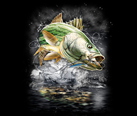 Thumbnail for Jumping Striped Bass Tshirt - TshirtNow.net - 2
