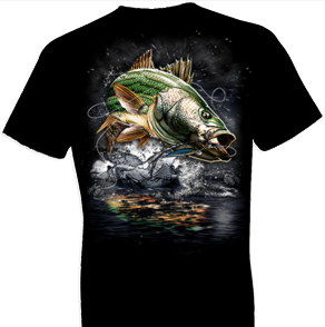 Jumping Striped Bass Tshirt - TshirtNow.net - 1