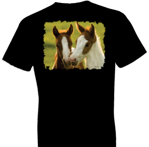 Playful Friends Horse Tshirt - TshirtNow.net - 1