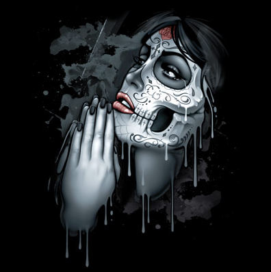 Day of Dead Pray Fantasy Tshirt - TshirtNow.net - 2