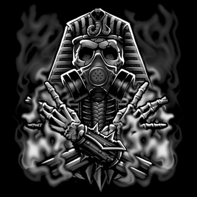 Egyptian Gasmask Fantasy Tshirt - TshirtNow.net - 2