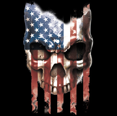 Flag Skull 2 Tshirt - TshirtNow.net - 2
