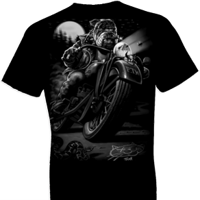 Cats Suck Biker Tshirt - TshirtNow.net - 1