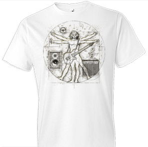 Davinci Music Guitar Tshirt - TshirtNow.net - 1