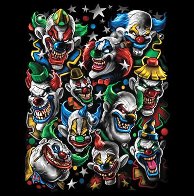 Colored Clowns Tshirt - TshirtNow.net - 2
