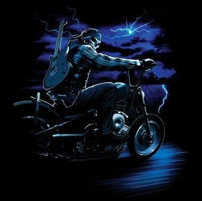 Rock N Ride Biker Tshirt - TshirtNow.net - 2