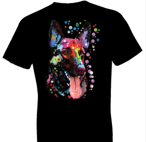 Neon German Shepherd Tshirt - TshirtNow.net - 1