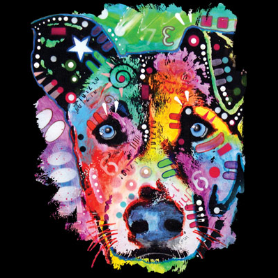 Neon Flipped Dog Tshirt - TshirtNow.net - 2