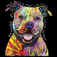 Thumbnail for Neon Beware Pitbulls Tshirt - TshirtNow.net - 2