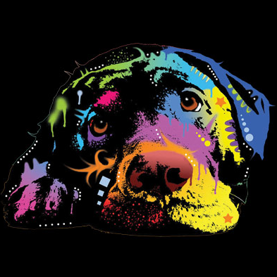 Neon Lying Lab Tshirt - TshirtNow.net - 2