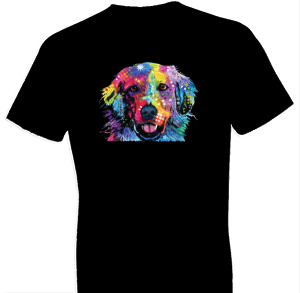 Neon Golden Retriever Tshirt - TshirtNow.net - 1