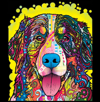 Thumbnail for Neon Bernese Mountain Dog Tshirt - TshirtNow.net - 2