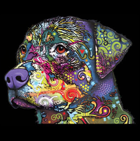 Thumbnail for Neon Rottweiler Tshirt - TshirtNow.net - 2