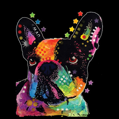 Neon French Bulldog Tshirt - TshirtNow.net - 2