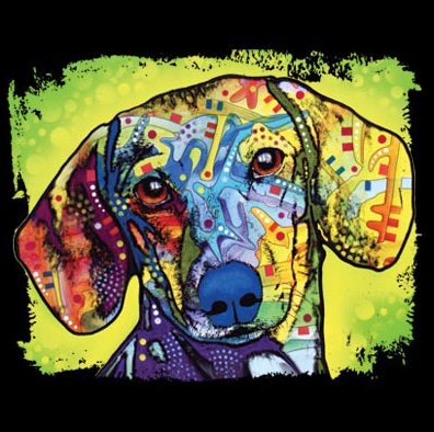 Neon Dachshund Tshirt - TshirtNow.net - 2