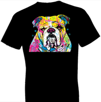 Thumbnail for Neon Bulldog Tshirt with Large Print - TshirtNow.net - 1