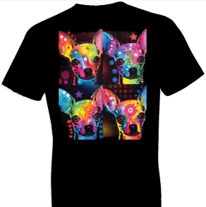 Neon Chihuaua 4X Dog Tshirt - TshirtNow.net - 1