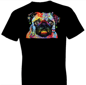 Neon Pug Dog Tshirt - TshirtNow.net - 1