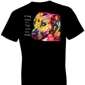 Neon Gratitude Pitbull Tshirt - TshirtNow.net - 1