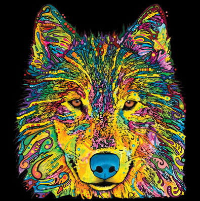Neon Wolf 2 Tshirt - TshirtNow.net - 2