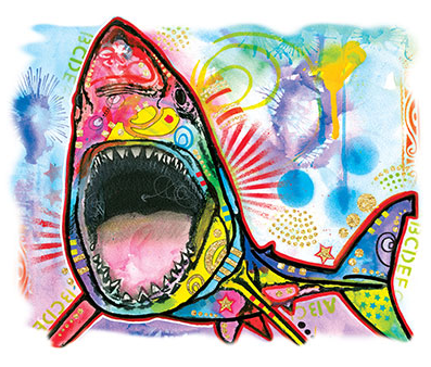 Neon Shark 1 Tshirt - TshirtNow.net - 2