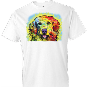 Neon Golden Retriever 2 Tshirt - TshirtNow.net - 1