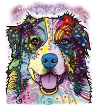 Thumbnail for Neon Australian Shepherd 2 Tshirt - TshirtNow.net - 2