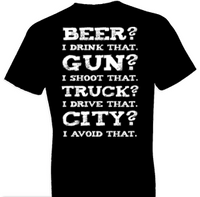 Thumbnail for Avoid The City Country Tshirt - TshirtNow.net - 1