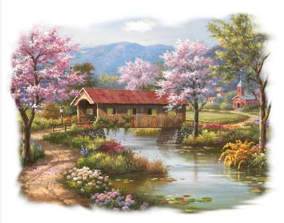 Serene Bridge Country Tshirt - TshirtNow.net - 2