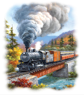 Train Crossing Country Tshirt - TshirtNow.net - 2