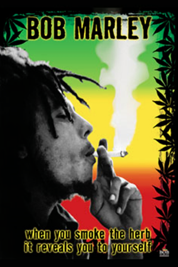 Bob Marley Smoke the Herb Poster - TshirtNow.net