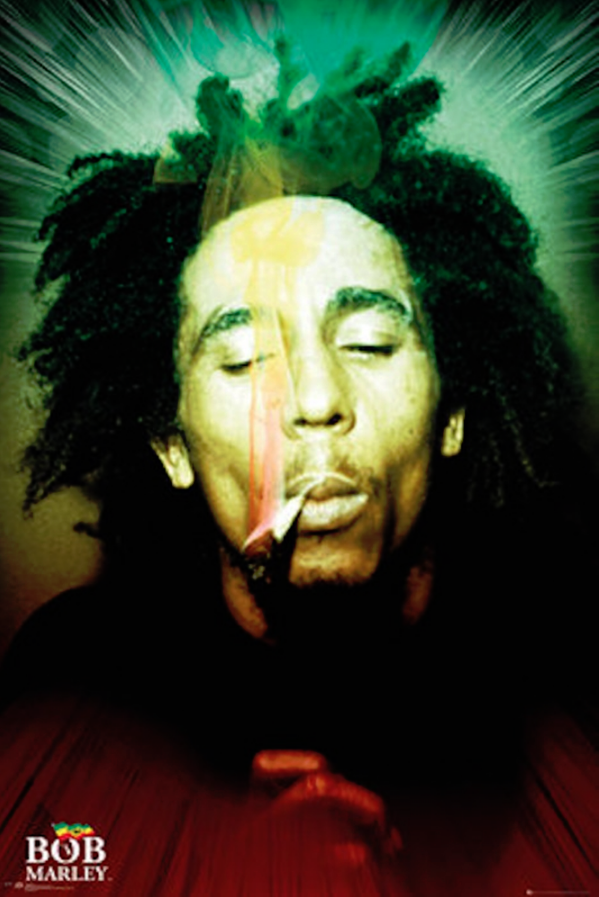Bob Marley Smoking Poster - TshirtNow.net