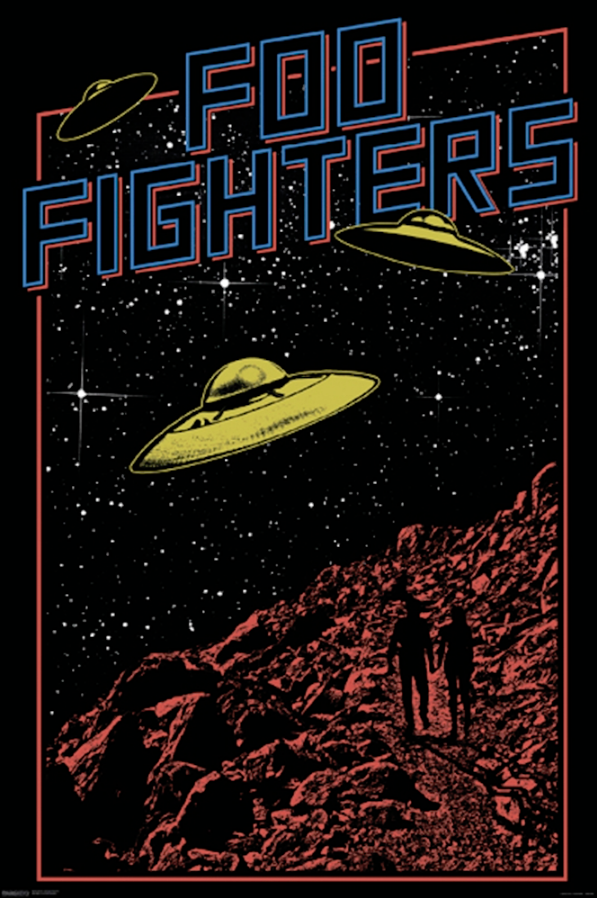 Foo Fighters UFO Poster - TshirtNow.net