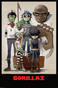 Thumbnail for Gorillaz Family Portait Poster - TshirtNow.net