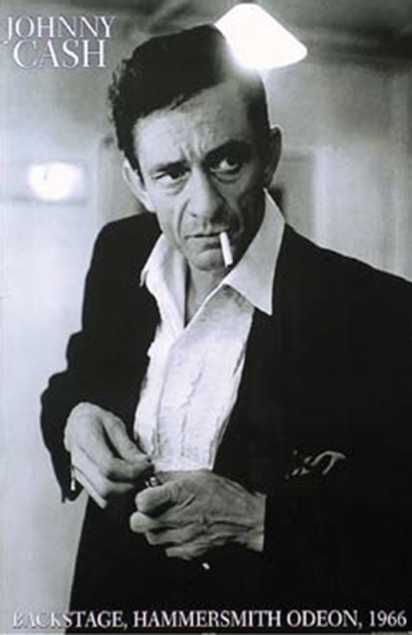 Johnny Cash- Hammersmith 1966 Poster - TshirtNow.net