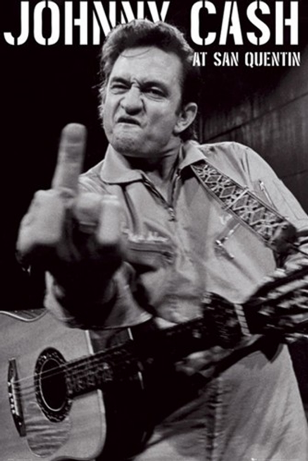 Johnny Cash- San Quentin (vertical) Poster - TshirtNow.net