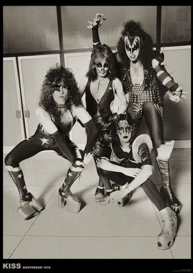 Kiss Amsterdam 1976 Poster - TshirtNow.net