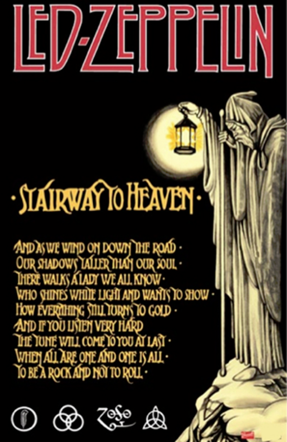 Led Zeppelin Stairway Poster - TshirtNow.net