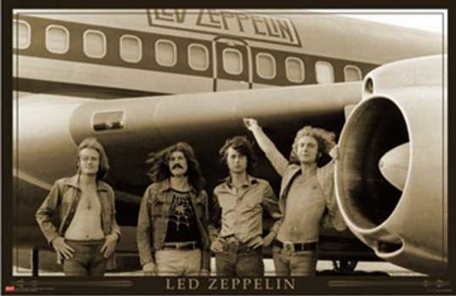 Led Zeppelin Airplane Poster - TshirtNow.net