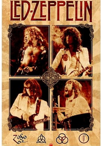 Thumbnail for Led Zeppelin Parchment Poster - TshirtNow.net