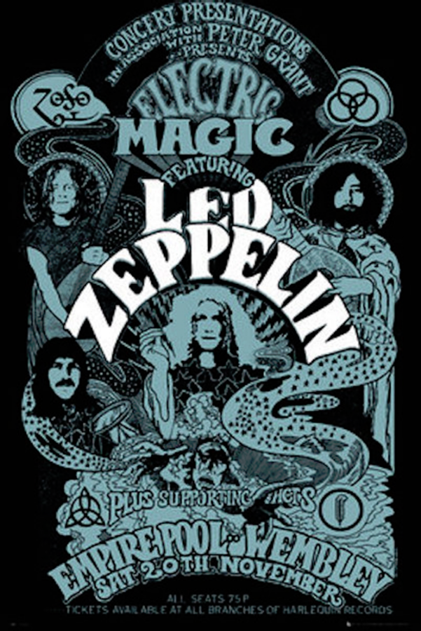 Led Zeppelin Electric Magic Poster - TshirtNow.net