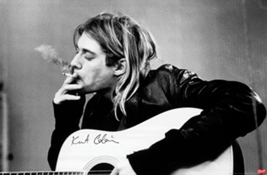 Nirvana Kurt Cobain Smoking Poster - TshirtNow.net