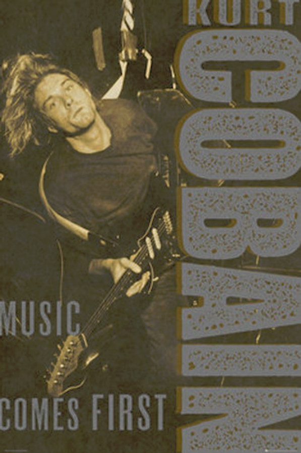 Nirvana Music Comes First Poster - TshirtNow.net
