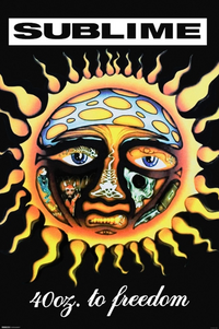 Thumbnail for Sublime 40 Oz to Freedom Poster - TshirtNow.net
