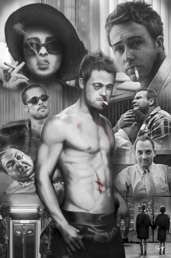 Fight Club Collage Poster - TshirtNow.net