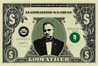 Thumbnail for Godfather In Godfather We Trust Poster - TshirtNow.net