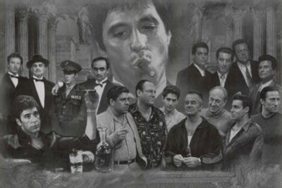 Movie Gangster Montage Poster - TshirtNow.net
