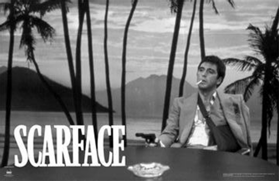 Scarface Palm Trees Poster - TshirtNow.net